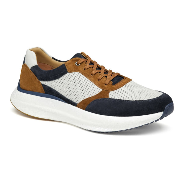Briley Perfed Jogger Suede & Leather Sneakers