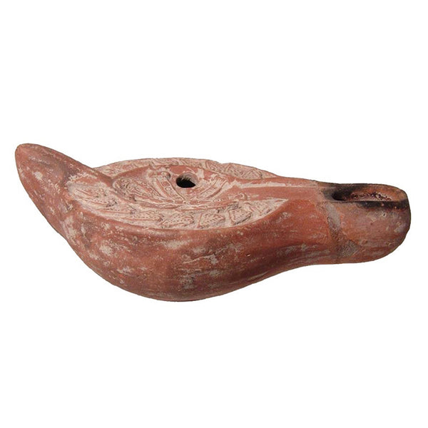 Choice Roman Oil Lamp With Chi-Rho // 5th Ð 6th Century AD