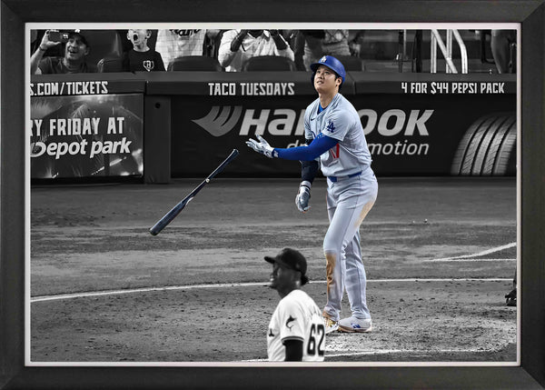 Shohei Ohtani // LA Dodgers // Record Setting 50th Home Run // Framed