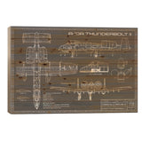 A-10 Thunderbolt II [Warthog] Airplane | Black by Action Blueprints