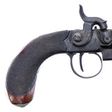 English Belt Clip Percussion Pistol // Mid-1800's