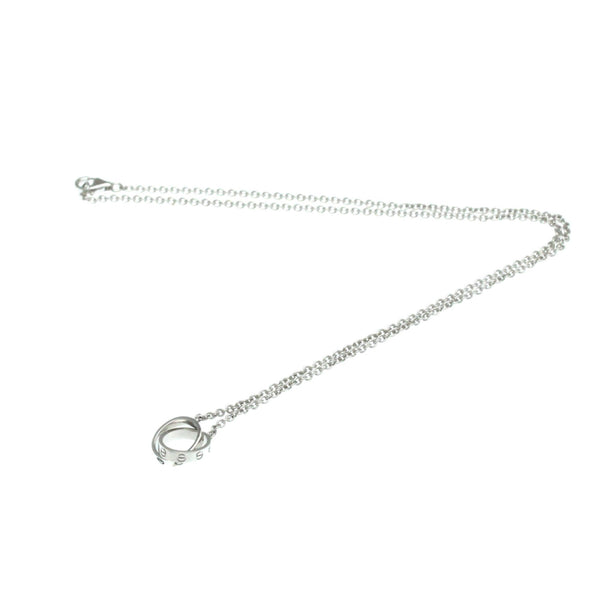 Cartier // 18k White Gold Baby Love Pendant Necklace // 16.92" // Store Display