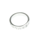 Bulgari // 18k White Gold Double Logo Diamond Ring // Ring Size: 7.25 // Store Display