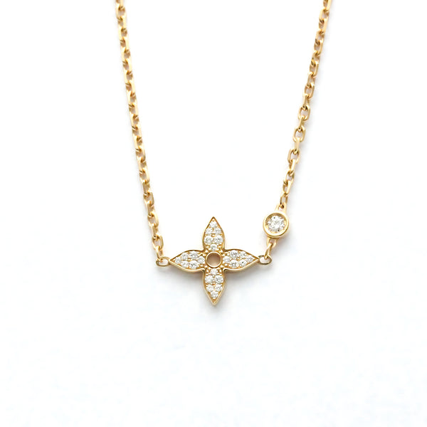 Louis Vuitton // 18k Rose Gold Idylle Blossom Diamond Pendant Necklace // 14.96"-15.74" // Store Display