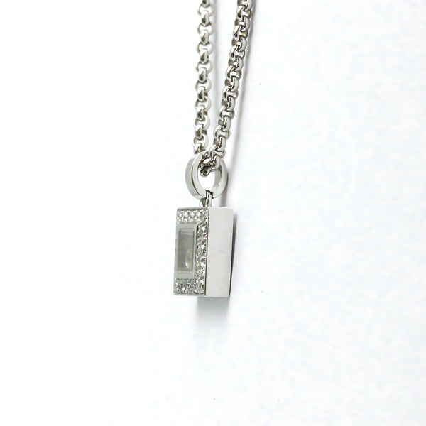 Chopard // 18k White Gold Happy Diamond Pendant Necklace // 17" // Store Display