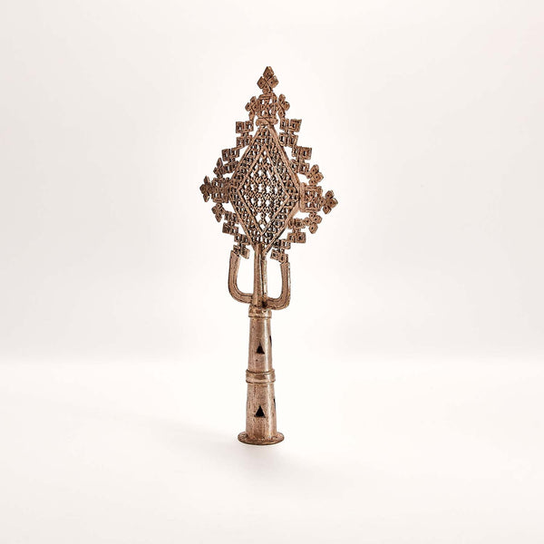 Coptic Ethiopia // Large Silver Processional Cross