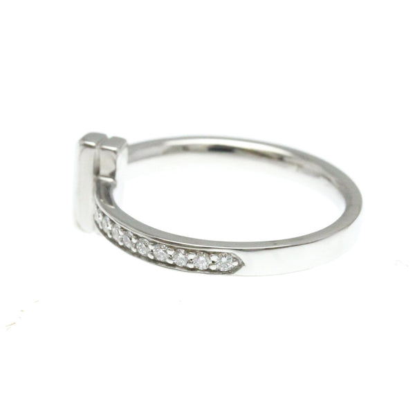 Tiffany & Co. // 18k White Gold T-One Narrow Ring With Diamond // Ring Size: 7 // Store Display