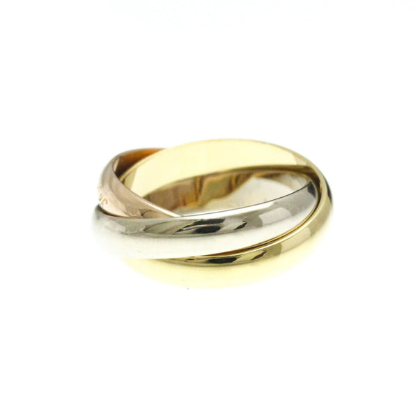 Cartier // 18k Rose Gold + 18k White Gold + 18k Yellow Gold Trinity Ring // Ring Size: 5.75 // Store Display