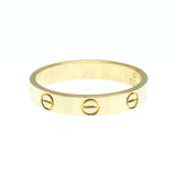 Cartier // 18k Yellow Gold Mini Love Ring // Ring Size: 7.5 // Store Display