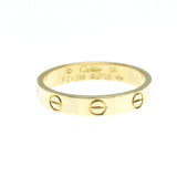Cartier // 18k Yellow Gold Mini Love Ring // Ring Size: 7.5 // Store Display