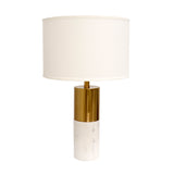 Rhoda Marble White/Gold Table Lamp