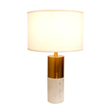Rhoda Marble White/Gold Table Lamp