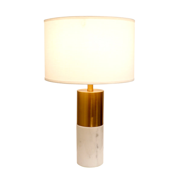 Rhoda Marble White/Gold Table Lamp