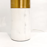 Rhoda Marble White/Gold Table Lamp