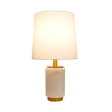 Leon Marble White/Gold Table Lamp