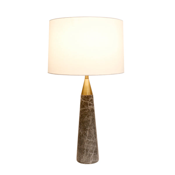 Radiance Style Marble White/Gold Table Lamp