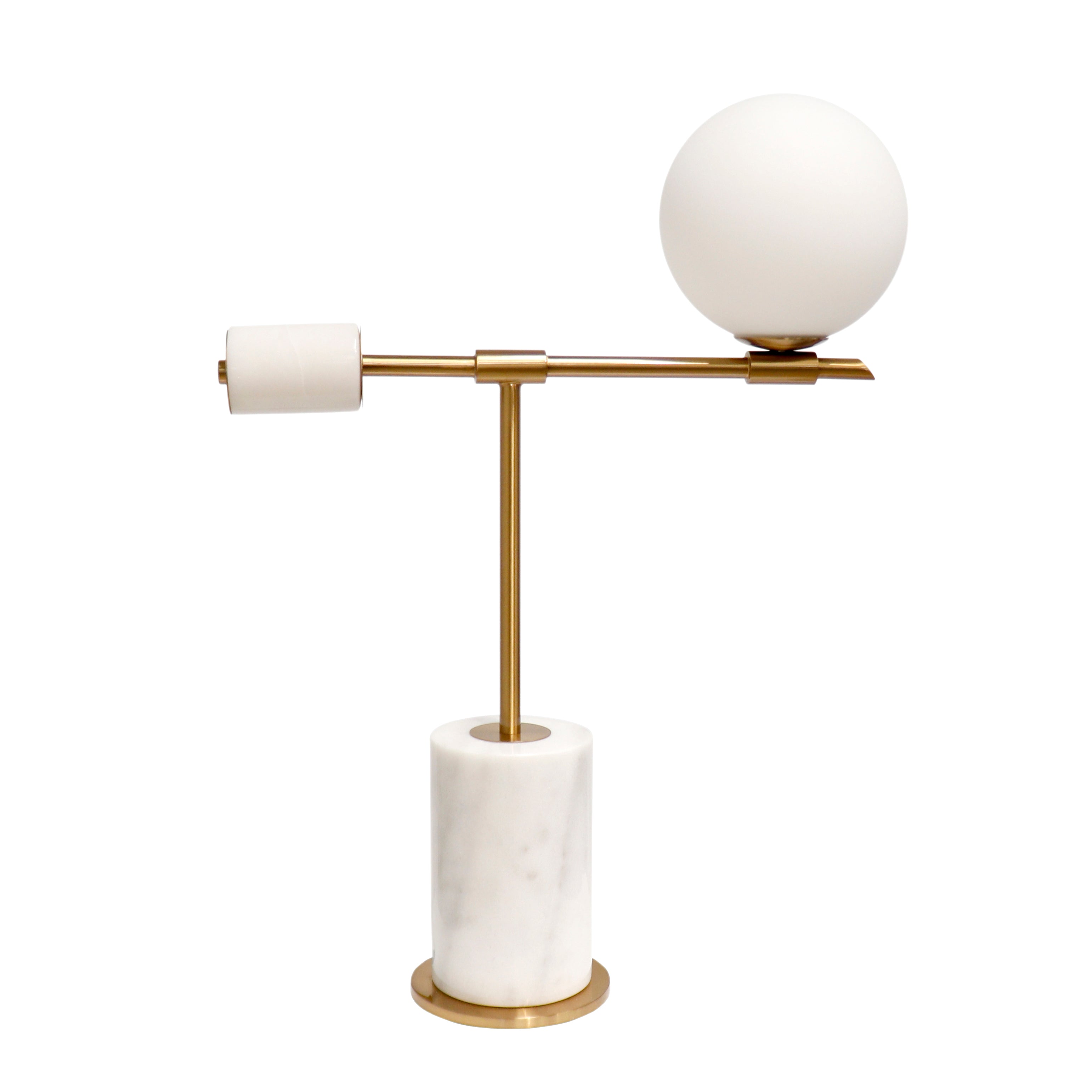 Bianca Metal & Marble Table Lamp