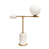 Bianca Metal & Marble Table Lamp