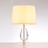 Trento Metal & Acrylic Table Lamp, White/Clear