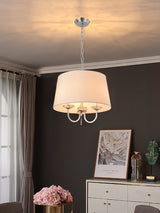 Azure Metal & Glass Chandelier Lights