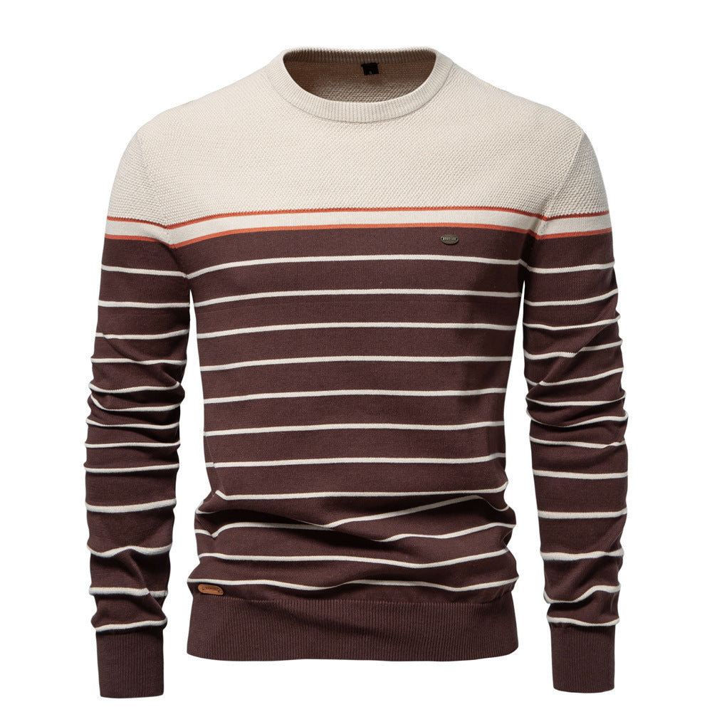 Block + Stripes Sweater
