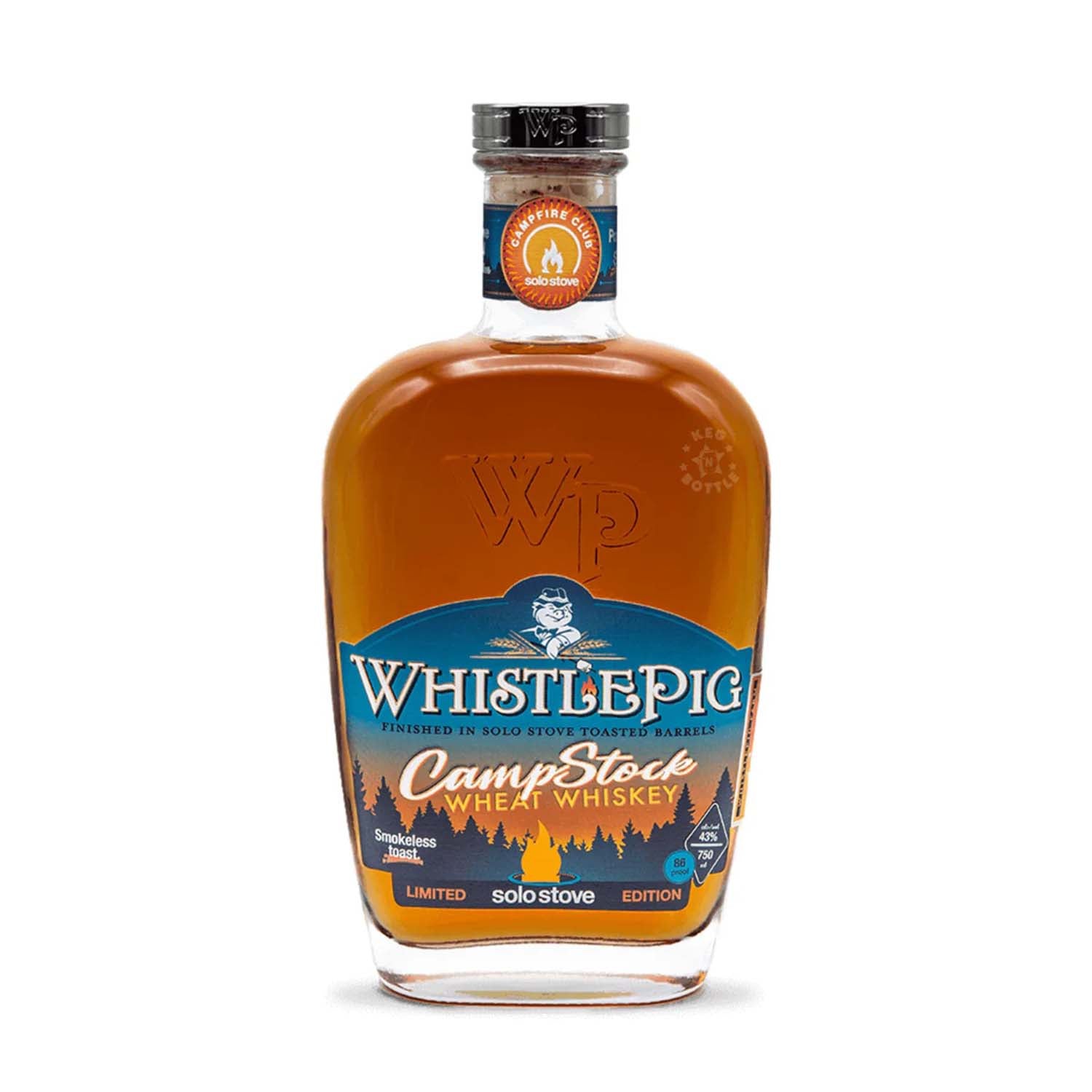 WhistlePig Camp Stock Wheat Whiskey Limited Solo Stove Edition