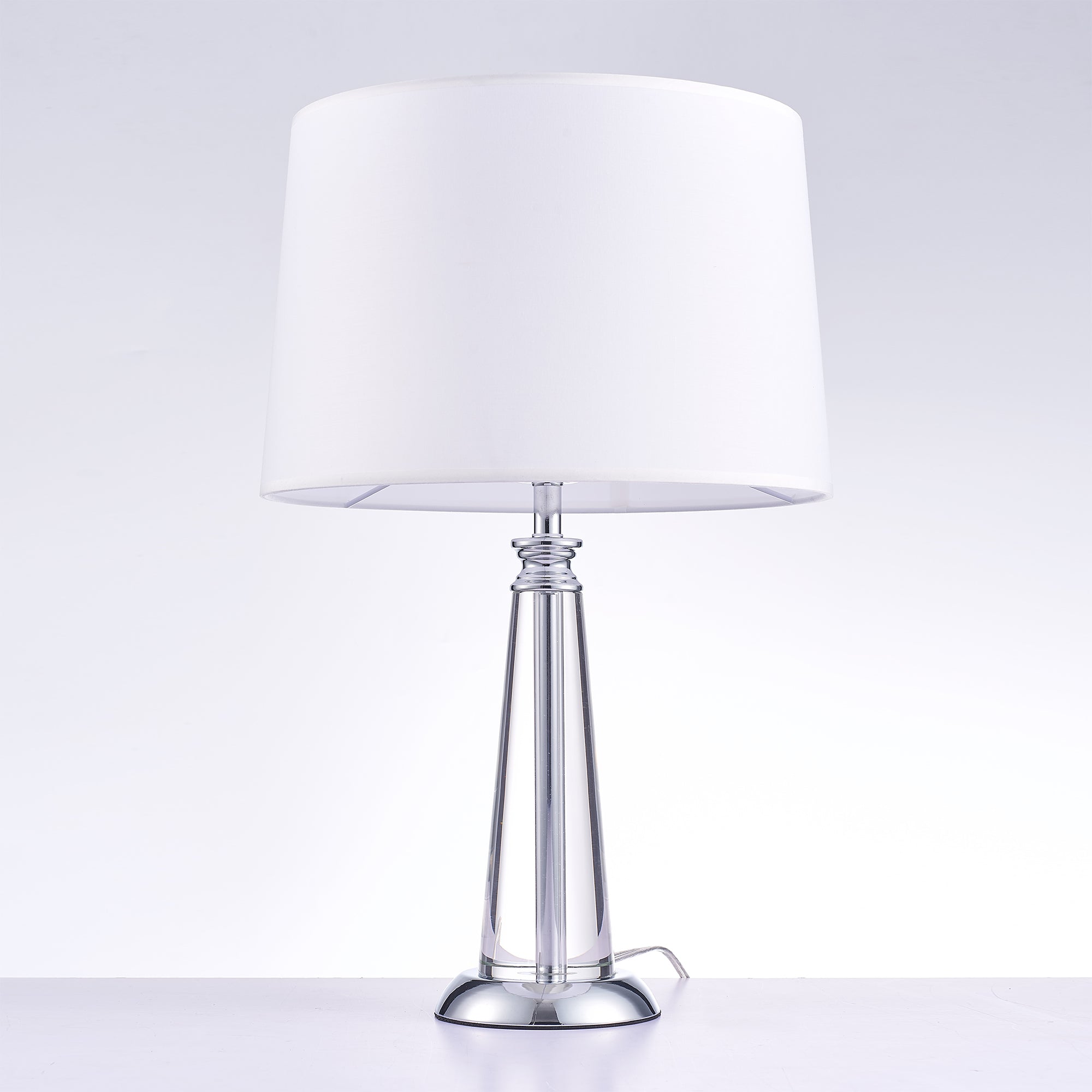 Canova Metal & Crystal Table Lamp