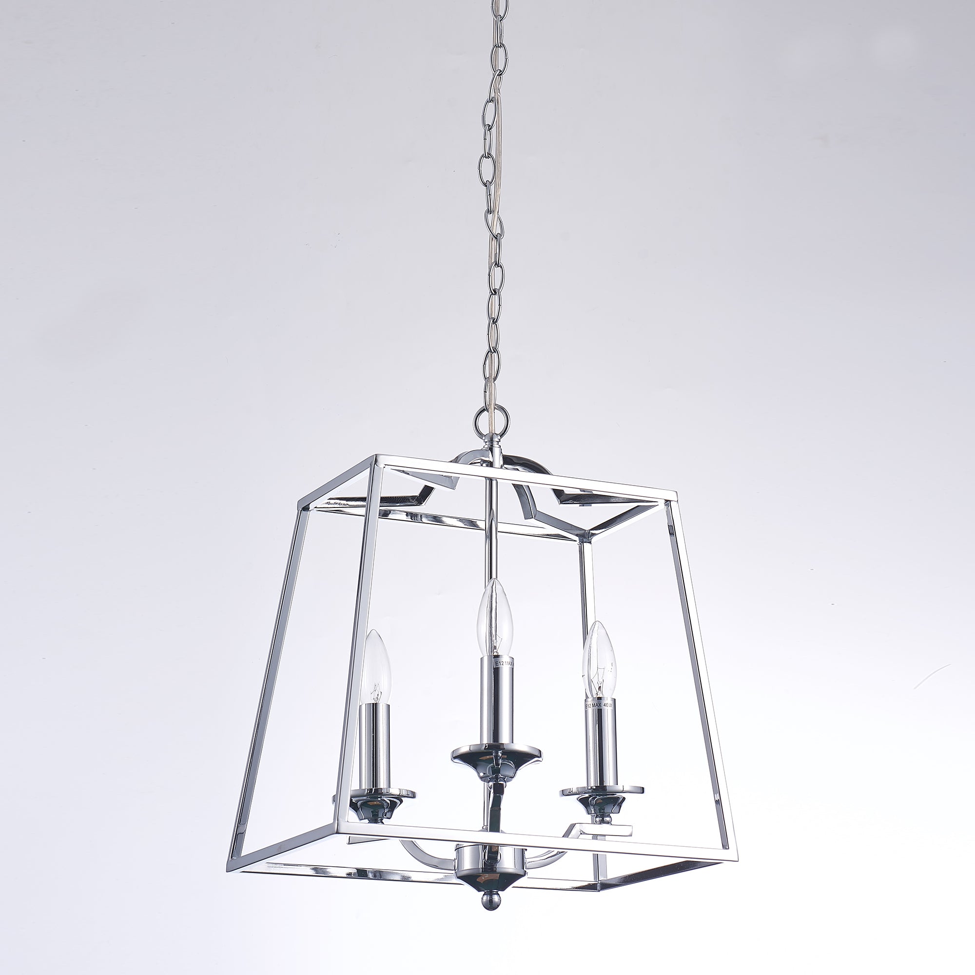 Lionnel Metal & Glass Chandelier Lights