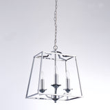 Lionnel Metal & Glass Chandelier Lights