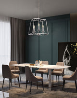 Lionnel Metal & Glass Chandelier Lights